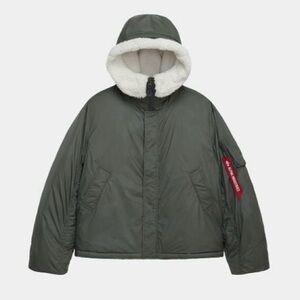 Alpha Industries Field Gray Short Hybrid Parka